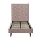 Manhattan Comfort Crosby Twin-Size Bed in Blush BD009-TW-BH - alternate 7